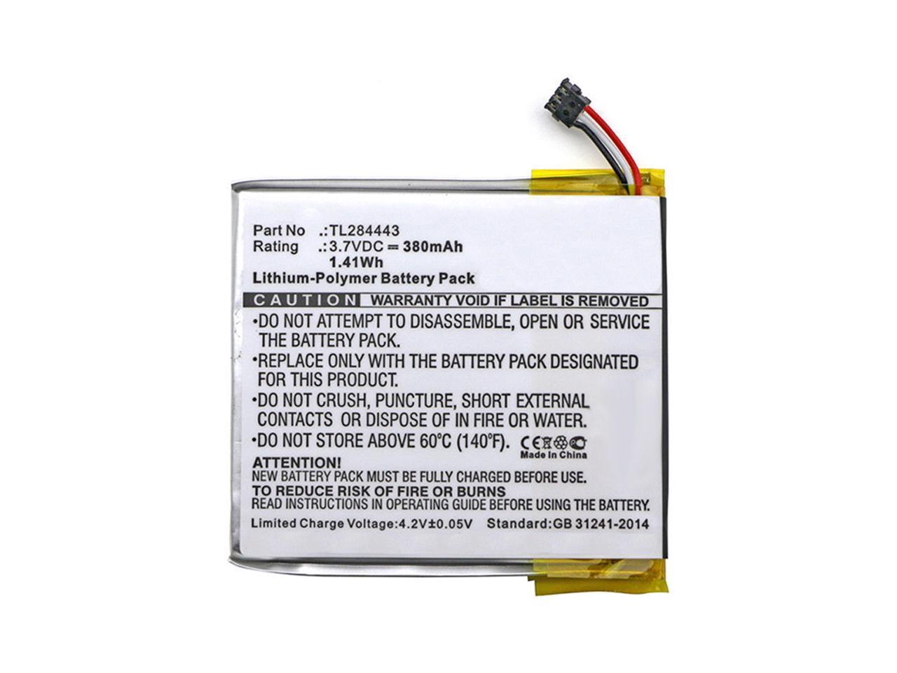 380mAh TL284443 Battery Replacement for Nest Learning Thermostat (3rd