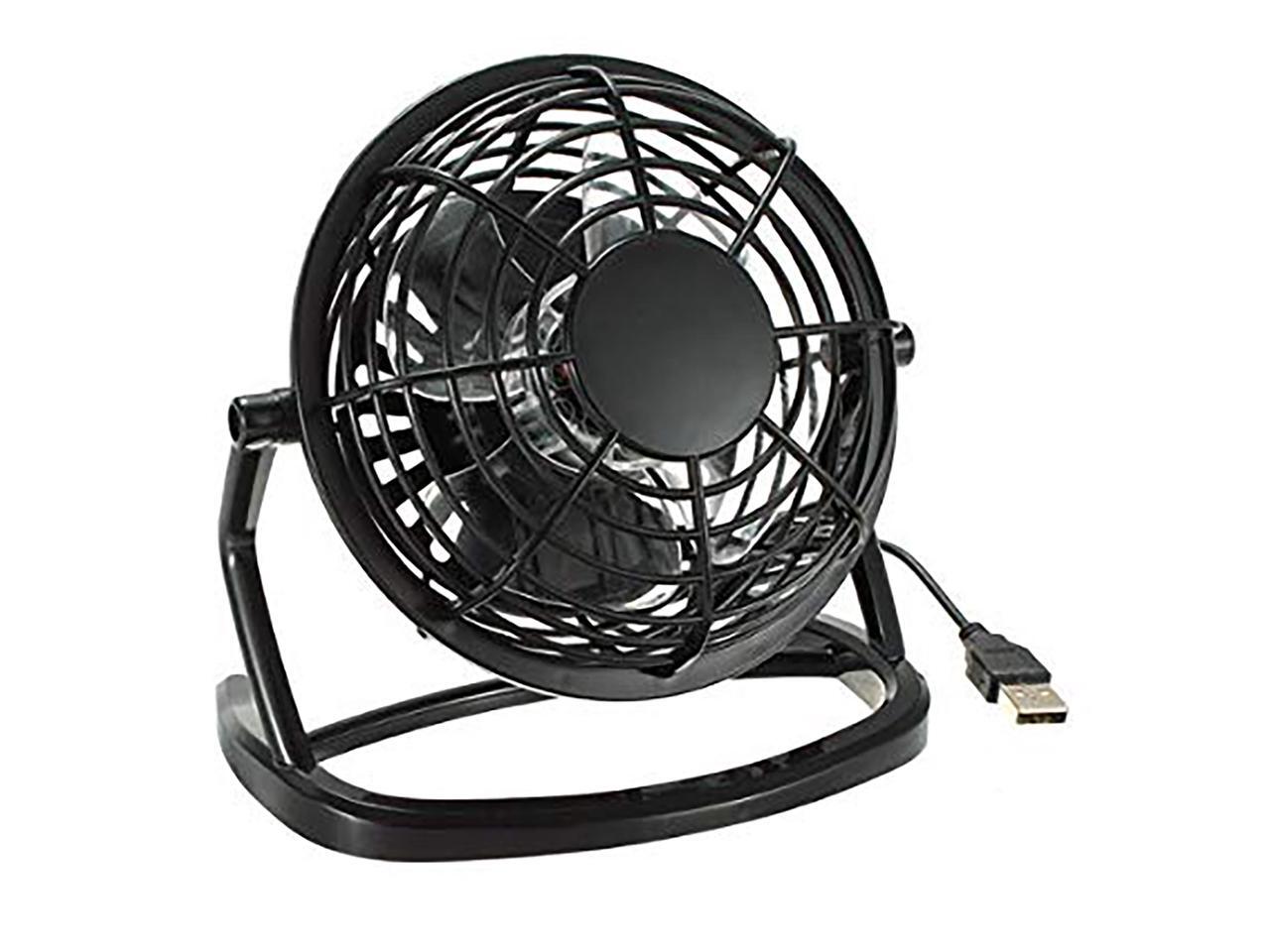 iMBAPrice Quiet USB Mini Desktop Fan with ON/OFF Switch Black