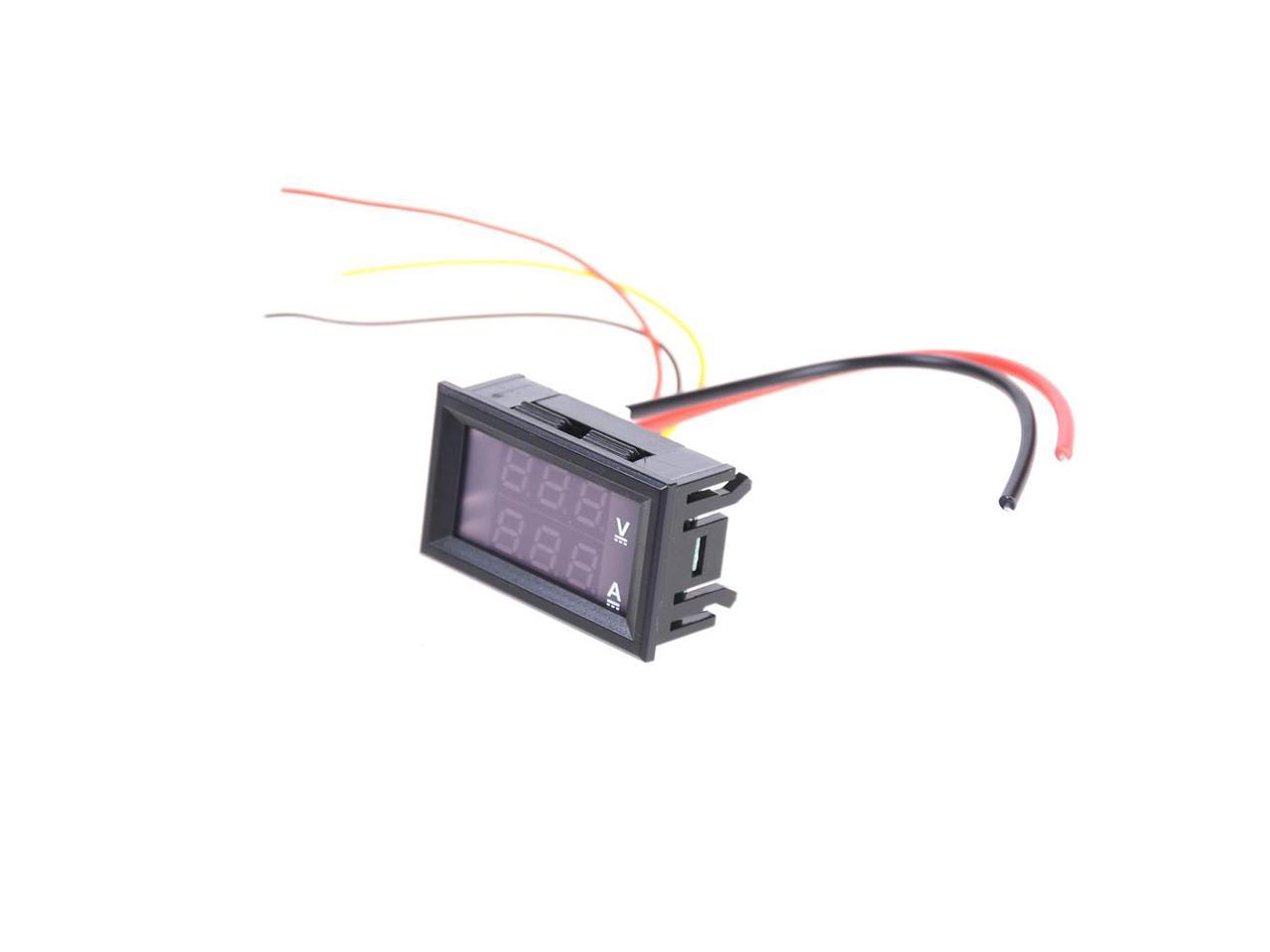 Professional Dc 100v 10a Voltmeter Ammeter Red Red Led Amp Dual Led Display Digital Ammeter Voltmeter Gauge Newegg Com