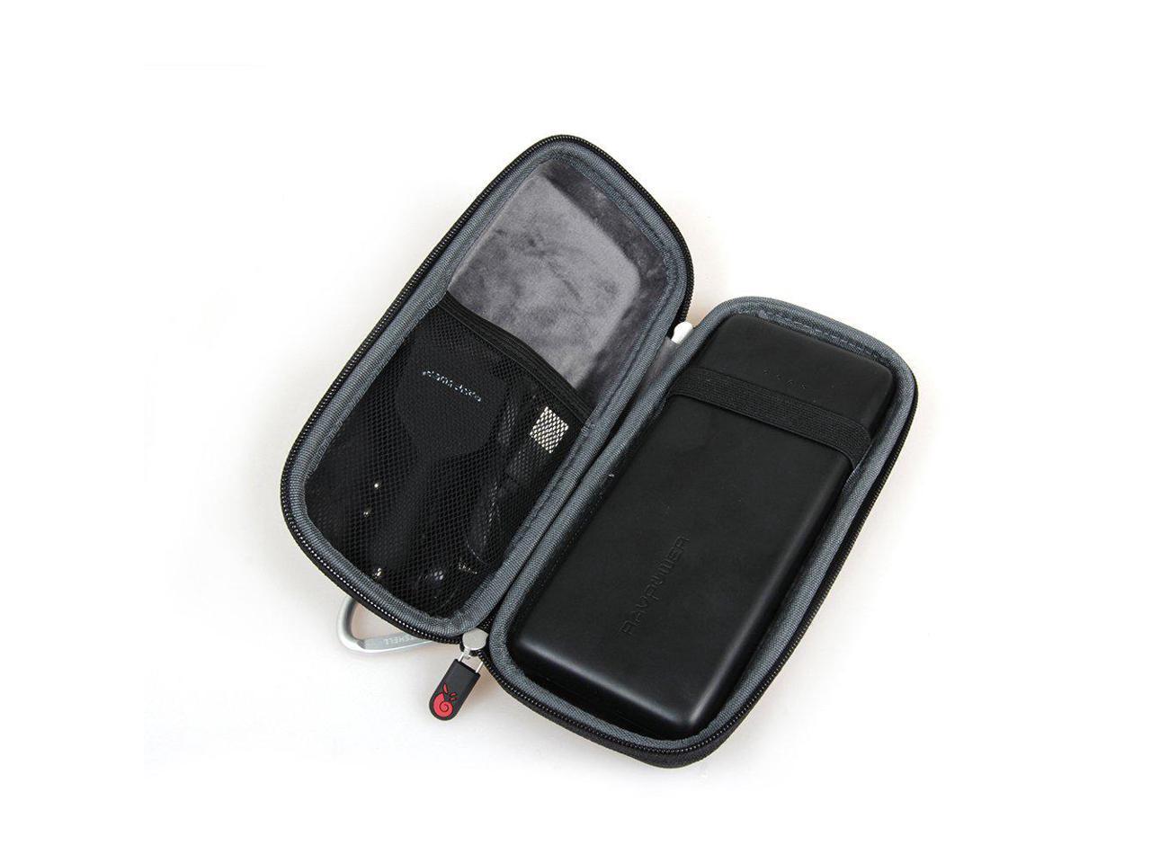 Black Hermitshell Hard EVA Travel Case for RAVPower Mini External SSD Hard Drive Portable SSD USB-C Solid State Flash Drive 