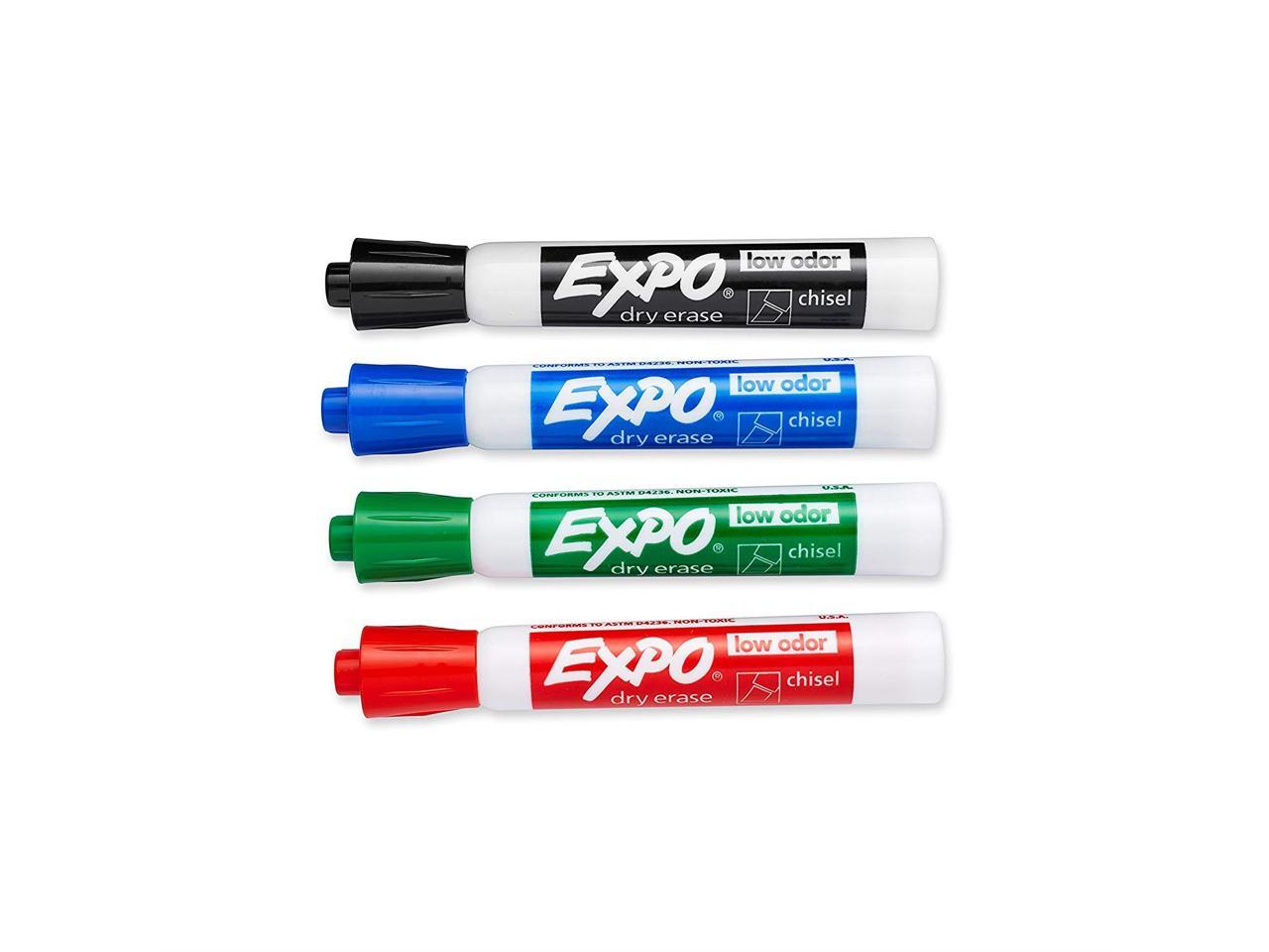 Ultra Fine Point Assorted 4/pack" "EXPO Low-Odor Dry-Erase Marker 