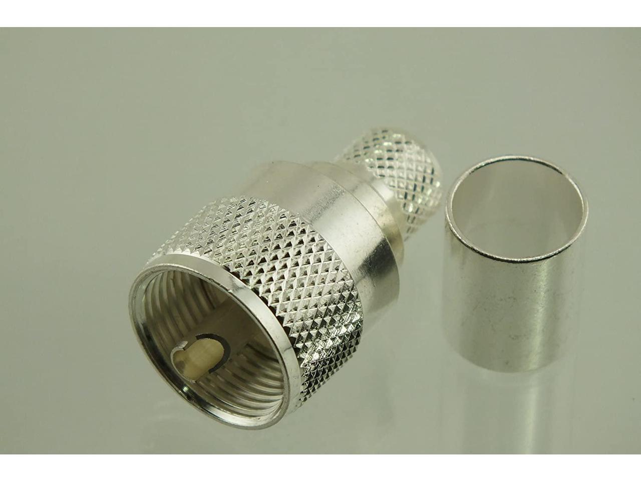 BNC Male Chassis Mount Connector by W5SWL ® 