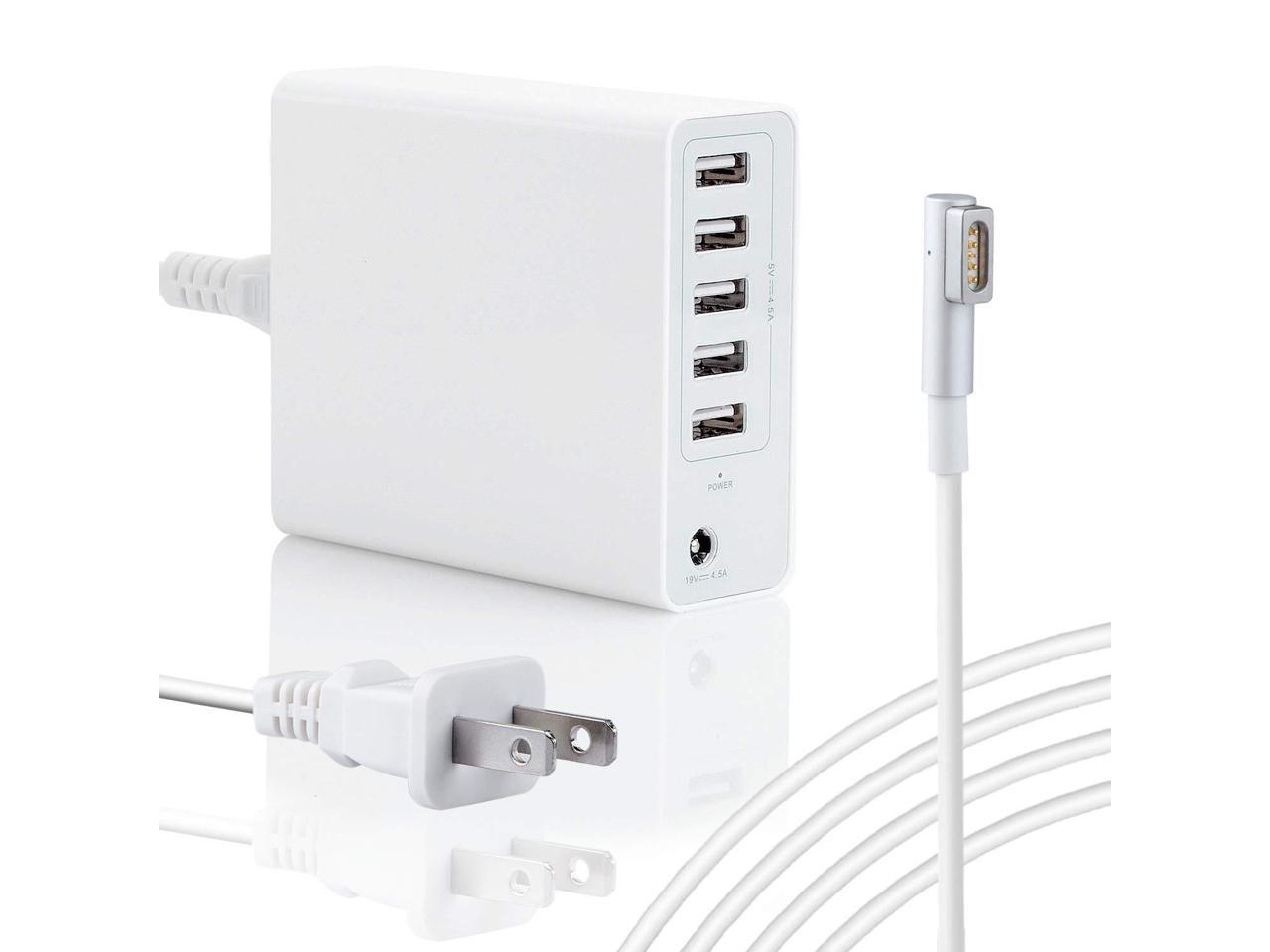 85w Charger For Apple Macbook Pro 15 17 Inch Made Before Mid 12 Replacement For Magsafe 1 Power Adapter W 5usb Ports Newegg Com
