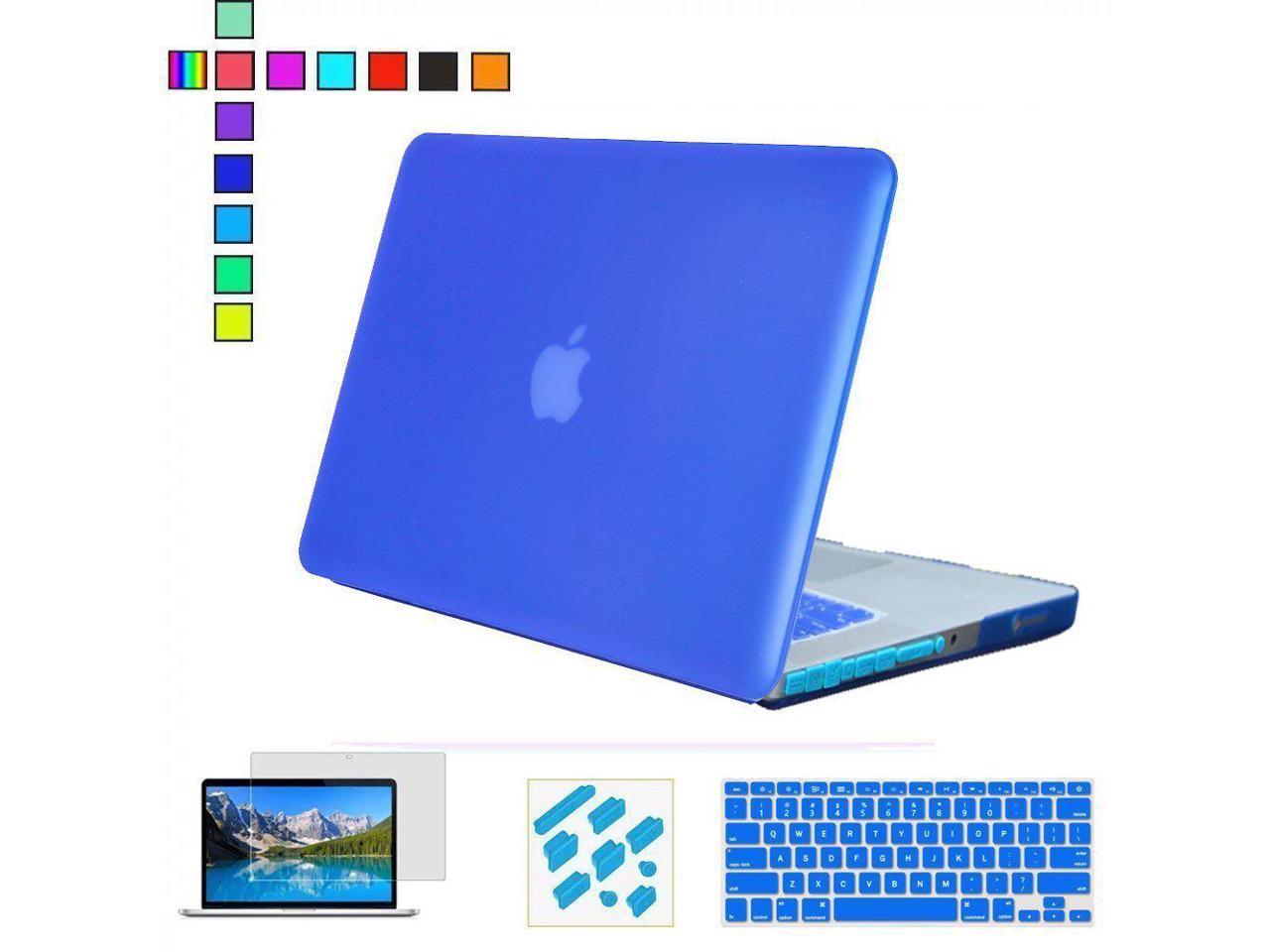 RYGOU Premium PU Leather Carry Cover with Keyboard Skin Screen Shell and Anti-dust Plug Compatible MacBook Pro 15 inch with DVD-ROM Model:A1286 