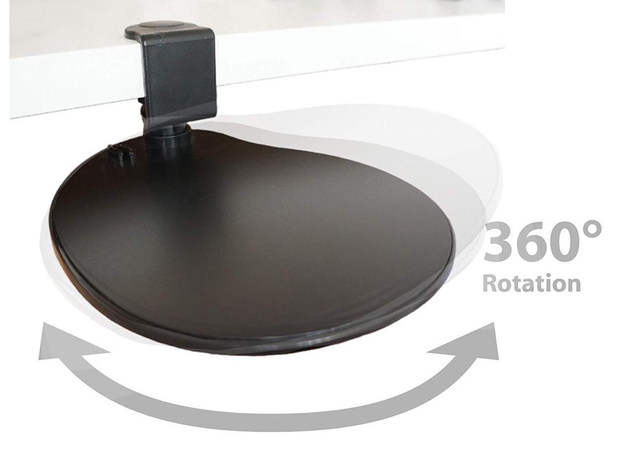Clamp on Mouse Platform/Clip on Mouse Pad Rotating 360 Degree