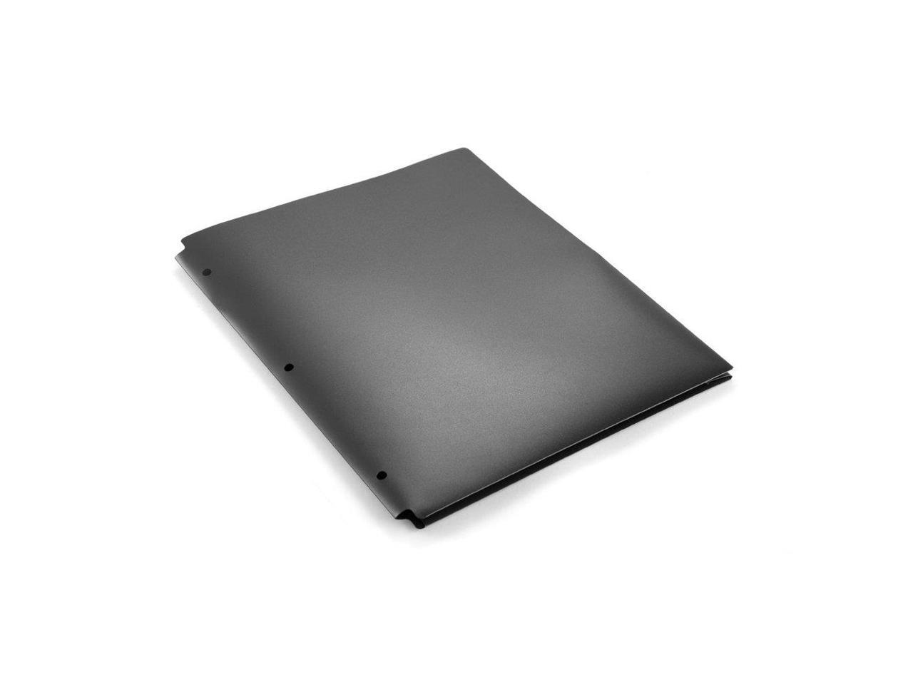 A2140PK 12 Pack COMIX 2 Pocket Letter Size Poly File Portfolio Folder with 3-Hole Punch Pink Violet Purple