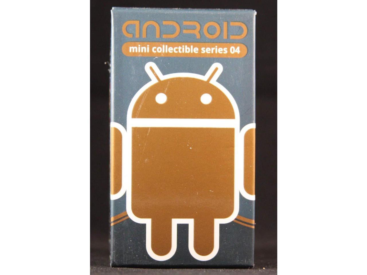 Android Series 04 Mini Figures 3” Google Blue Hipster With Glasses New With Box