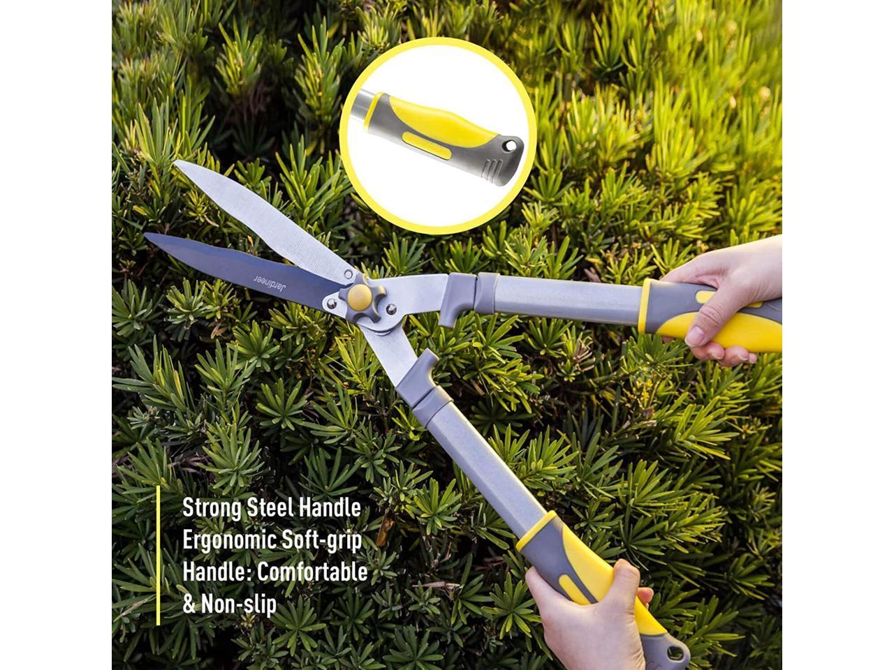 SIM SUPPLY Best Garden 7 in Carbon Steel Wavy Blade Hedge Shear 1 Each 