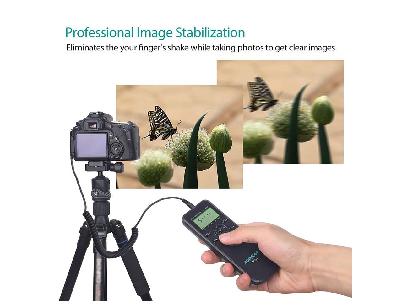 G1/G10/G2/G3/G5/G6/G7/G9/G8/GX8/L1/L10 AODELAN TRS-1 Shutter Release Timer Remote Control Compatible for Panasonic DMC-FZ100/FZ150/FZ200/FZ1000/FZ2500 
