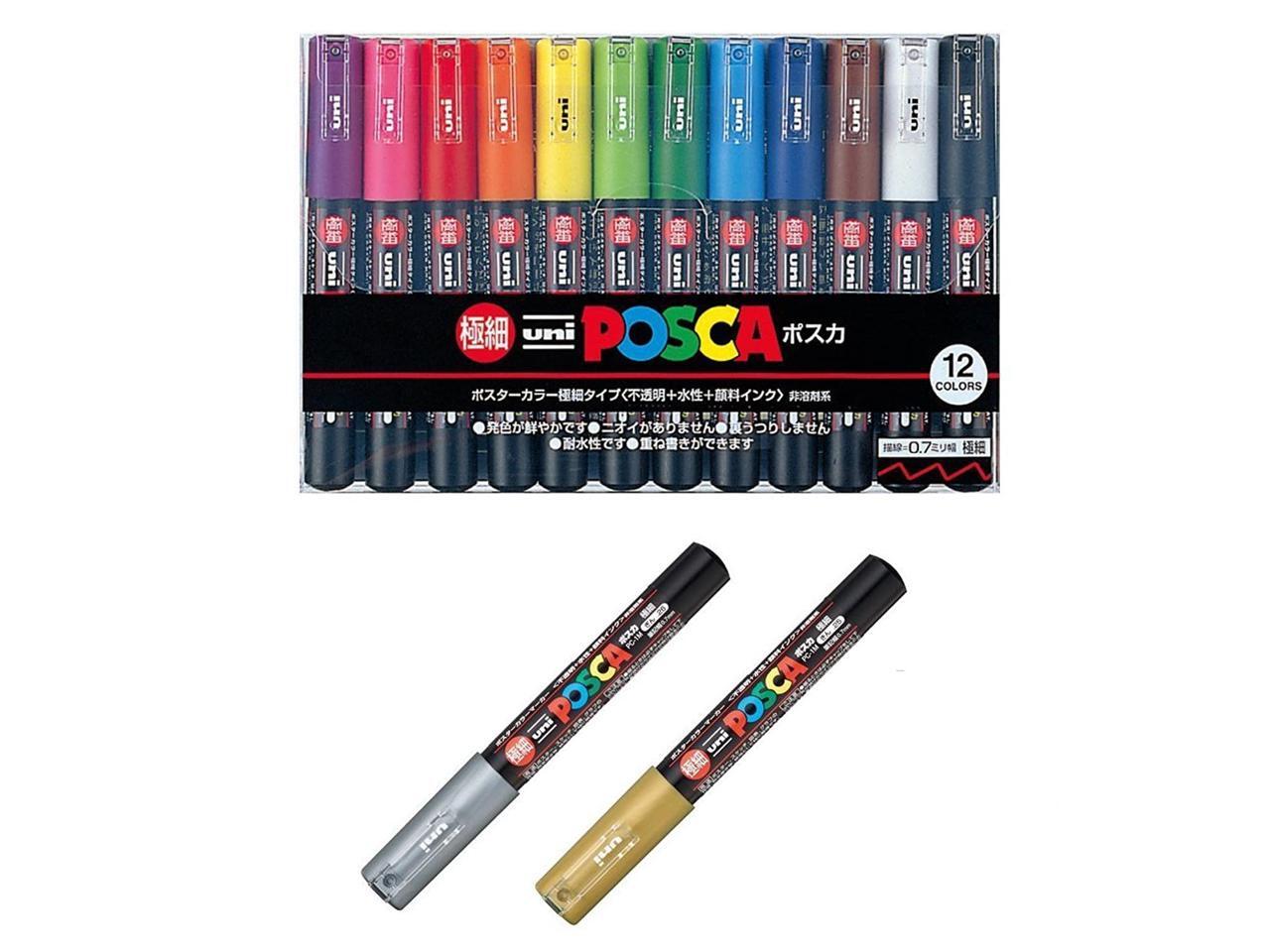 Uniposca Paint Marker Pen SPECIAL SET (aset) , Mitsubishi Pencil Uni