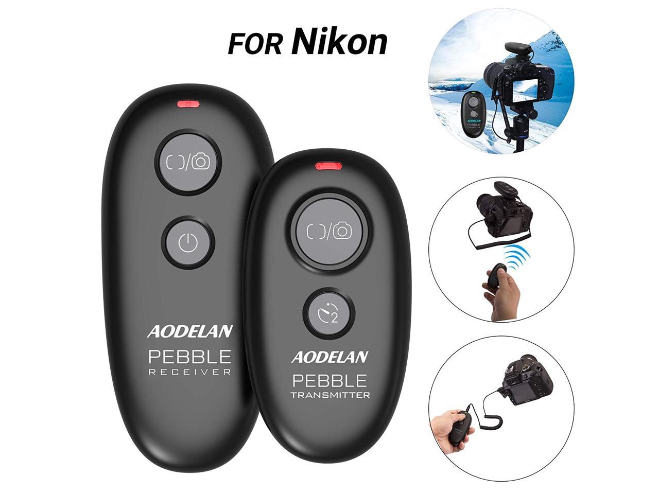 AODELAN Camera Remote Control Wireless&Wired Shutter Release for Nikon Z7,D800,D750,D5600,D850