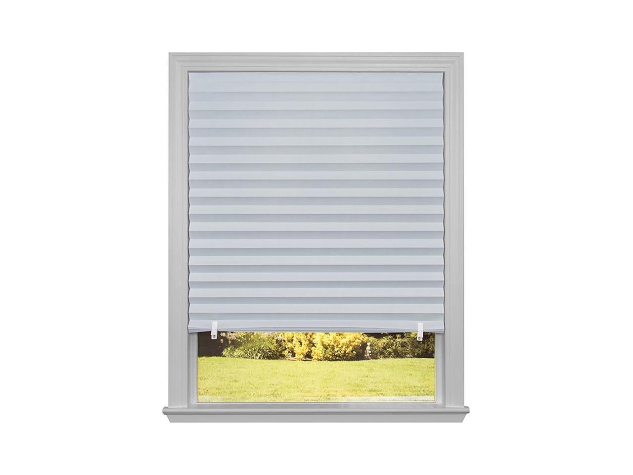 Original Room Darkening Pleated Paper Shade Gray, 36” x 72”, 6Pack