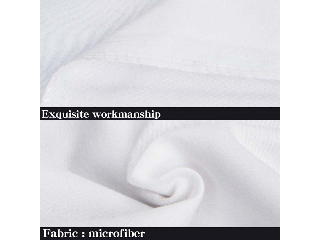 Fade Soft and Cozy Wrinkle Details about   NTBAY 100% Brushed Microfiber Pillowcases Set of 4 