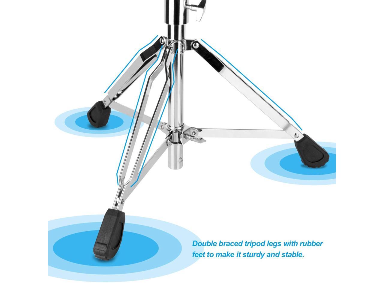 Drum Throne Double Braced Portable Folding Padded Drum Seat Cushion