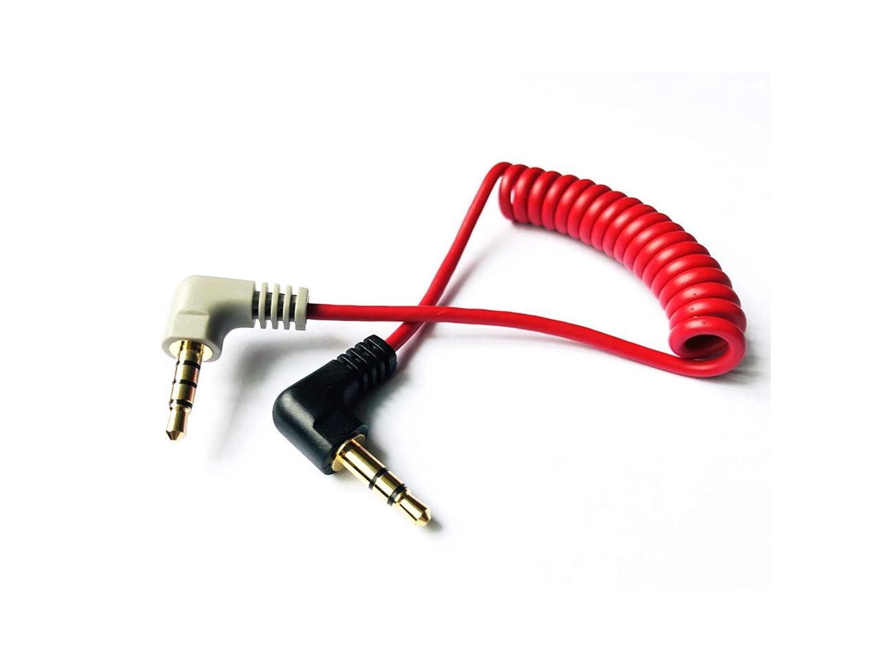 Replacement Coiled SC7 Rode Cable Microphone/Audio/Lavalier to
