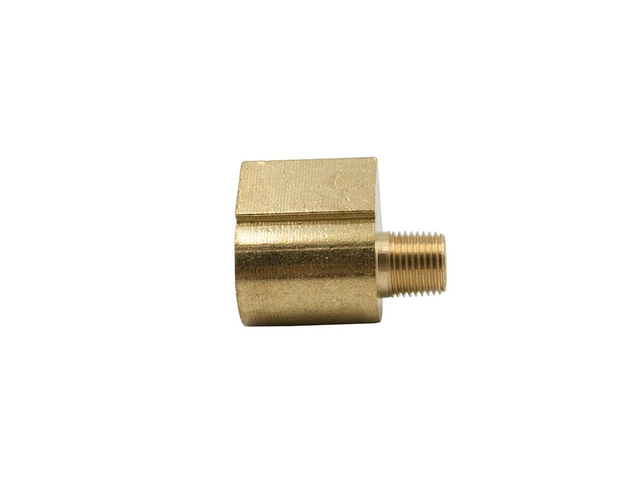 Legines Brass Inverted Flare Fitting, Barstock Brake Line 90 Degree Male Elbow, 1/2" Tube OD x 1 1 2 20 Inverted Flare 90 Degree Fitting
