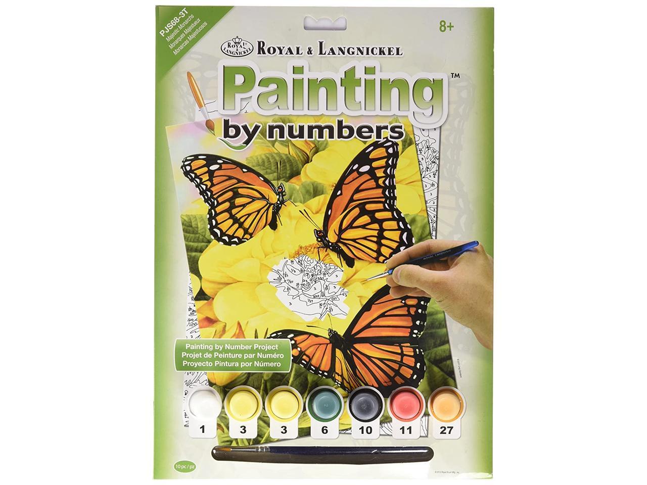 ROYAL BRUSH Junior Small Paint by Number Kit 83/4"X113/4Majestic