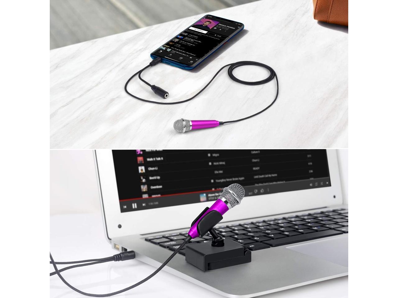 Uniwit Mini Portable Vocal/Instrument Microphone For Mobile phone