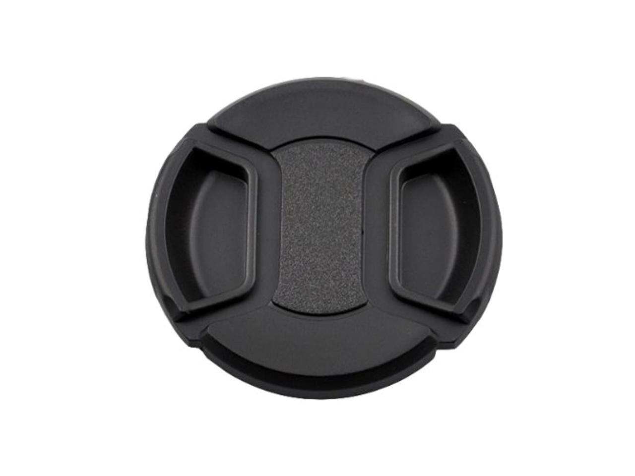 55mm Lens Cap Snap-on Central Front Splint Front Cover Lens Cap for Canon Nikon Sony Olympus Digital SLR Cameras and Other 55mm Filter Line Camera Lenses 
