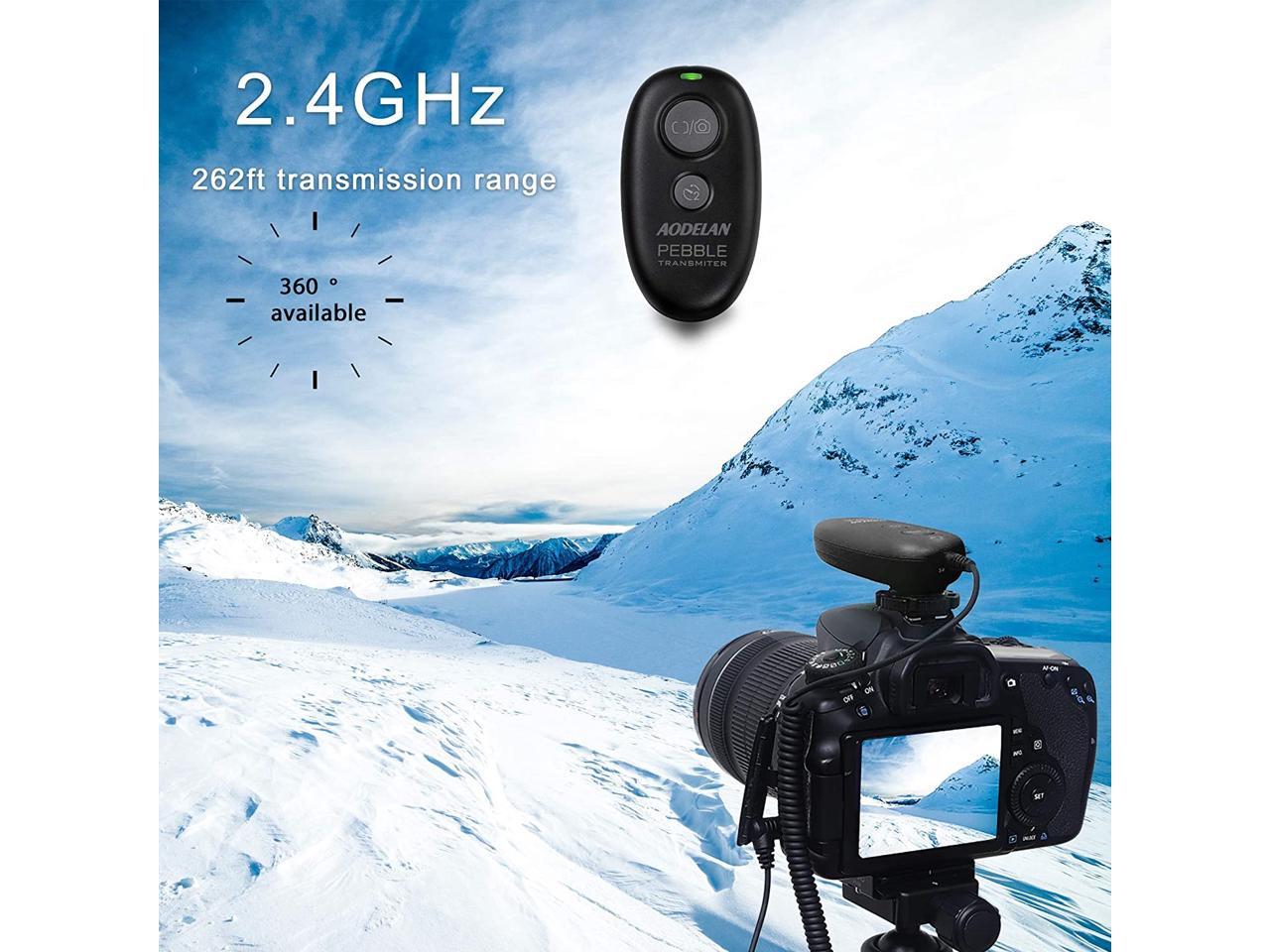 AODELAN Camera Remote Control Wireless&Wired Shutter Release for Nikon Z7,D800,D750,D5600,D850