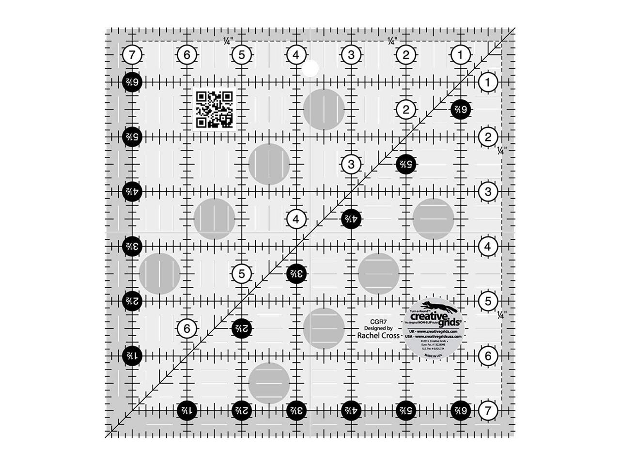 Arts, Crafts & Sewing Creative Grids 1.5 x 6.5 Rectangle Quilting Ruler Template CGR1565 Arts