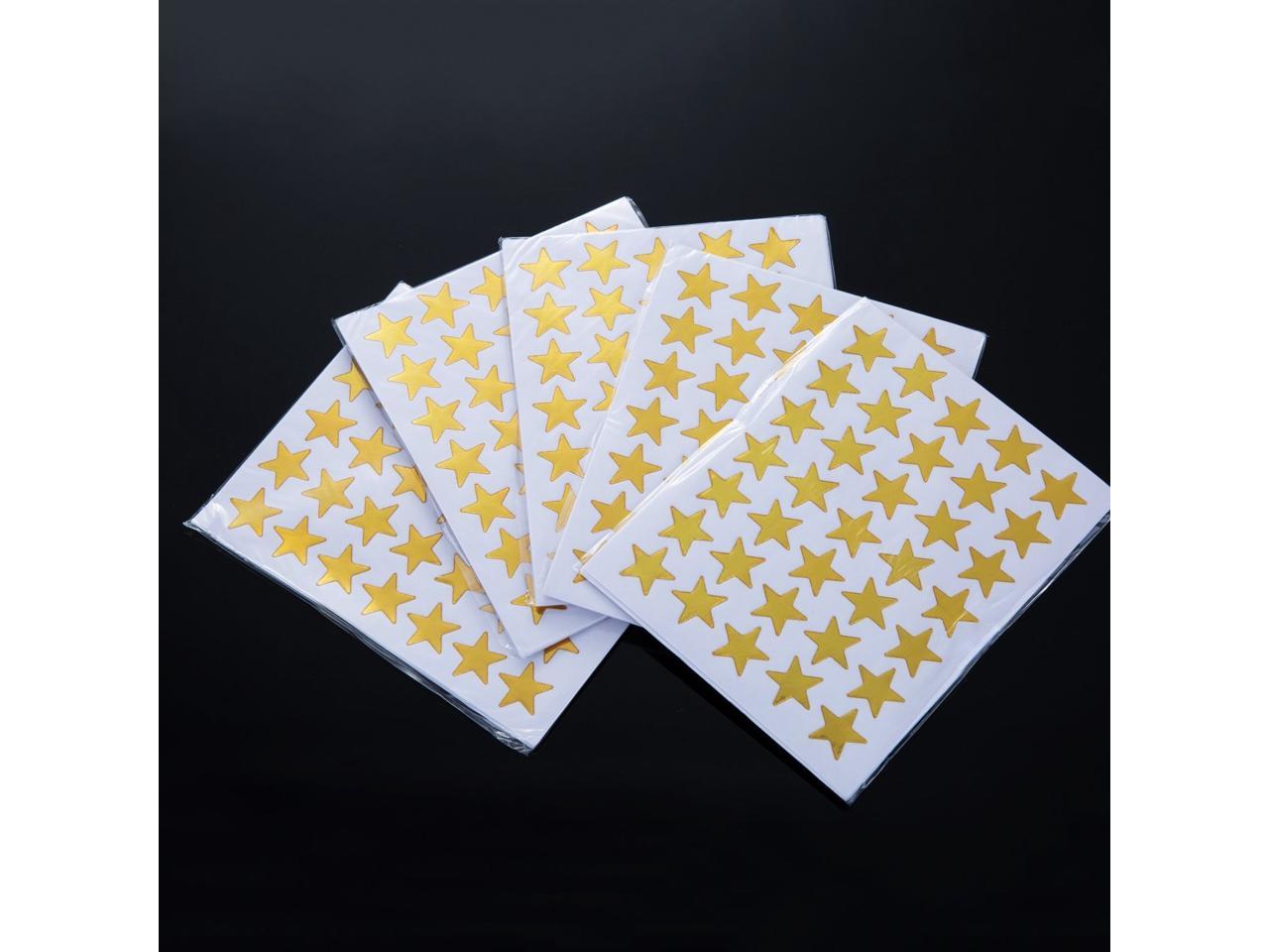 eBoot Star Stickers 1750 Count Self-Adhesive Stickers Stars Gold 