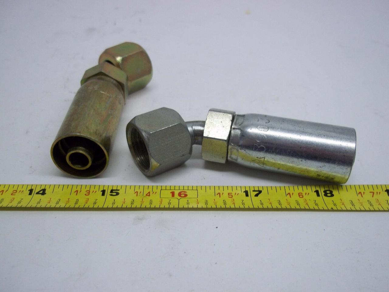 1415588 Fitting Lot Of 2 Parker 14155-8-8 