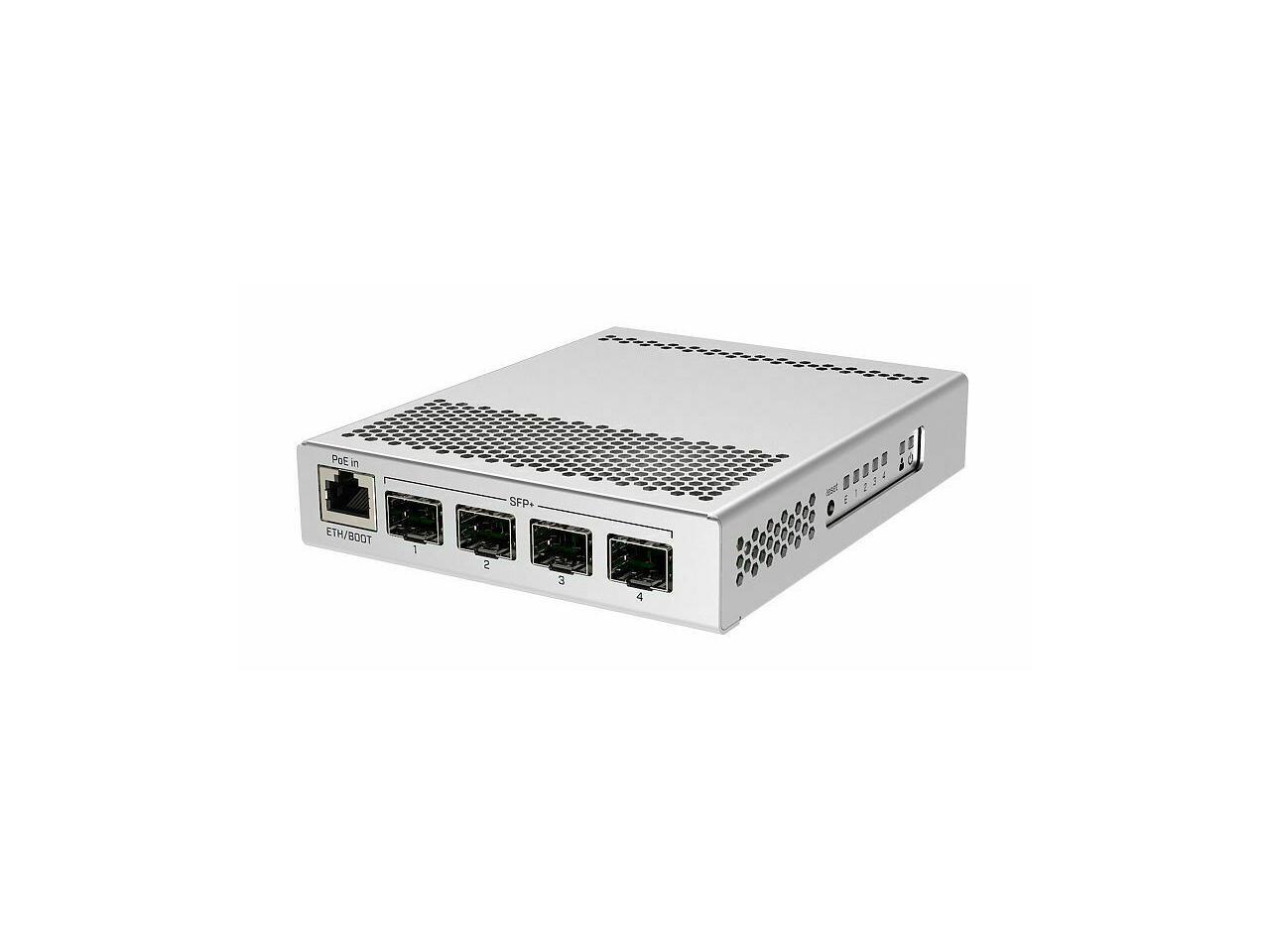 Mikrotik Switch with 4 SFP+ 10Gbps Ports, Port
