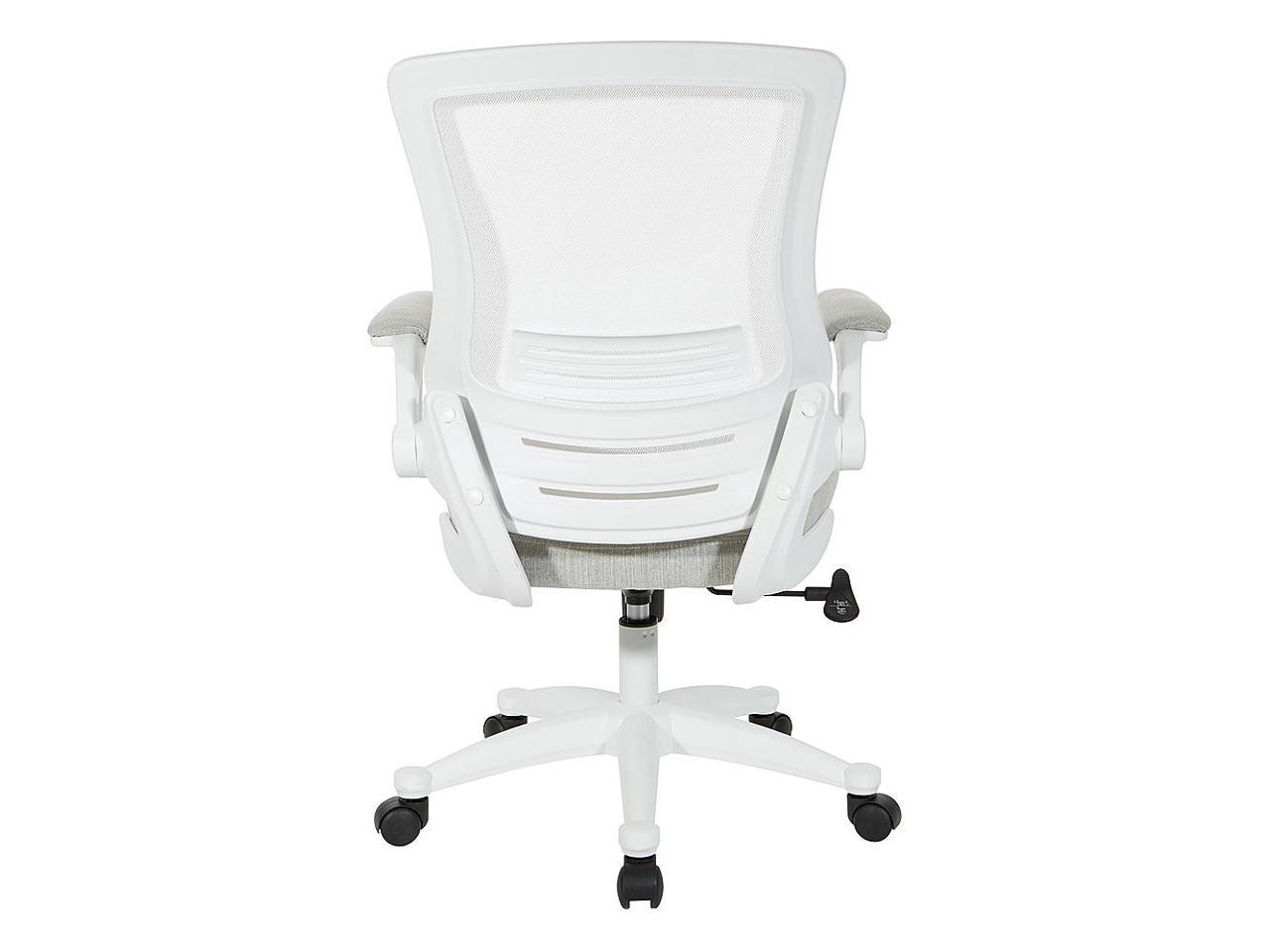 office star products white screen back manager chair