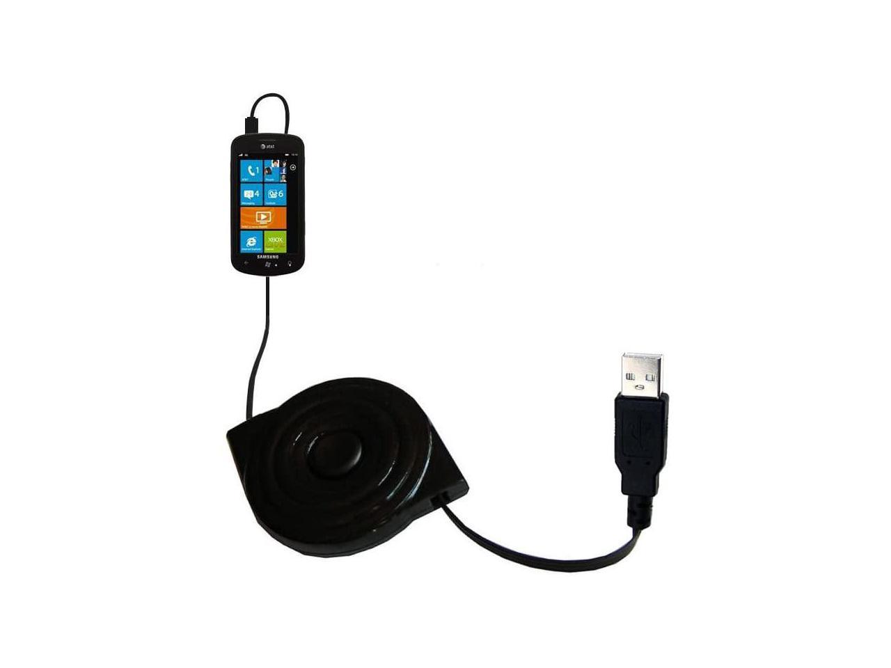 Classic Straight USB Cable for the Samsung SGH-i916 with Power Hot Sync and Charge Capabilities Uses Gomadic TipExchange Technology 