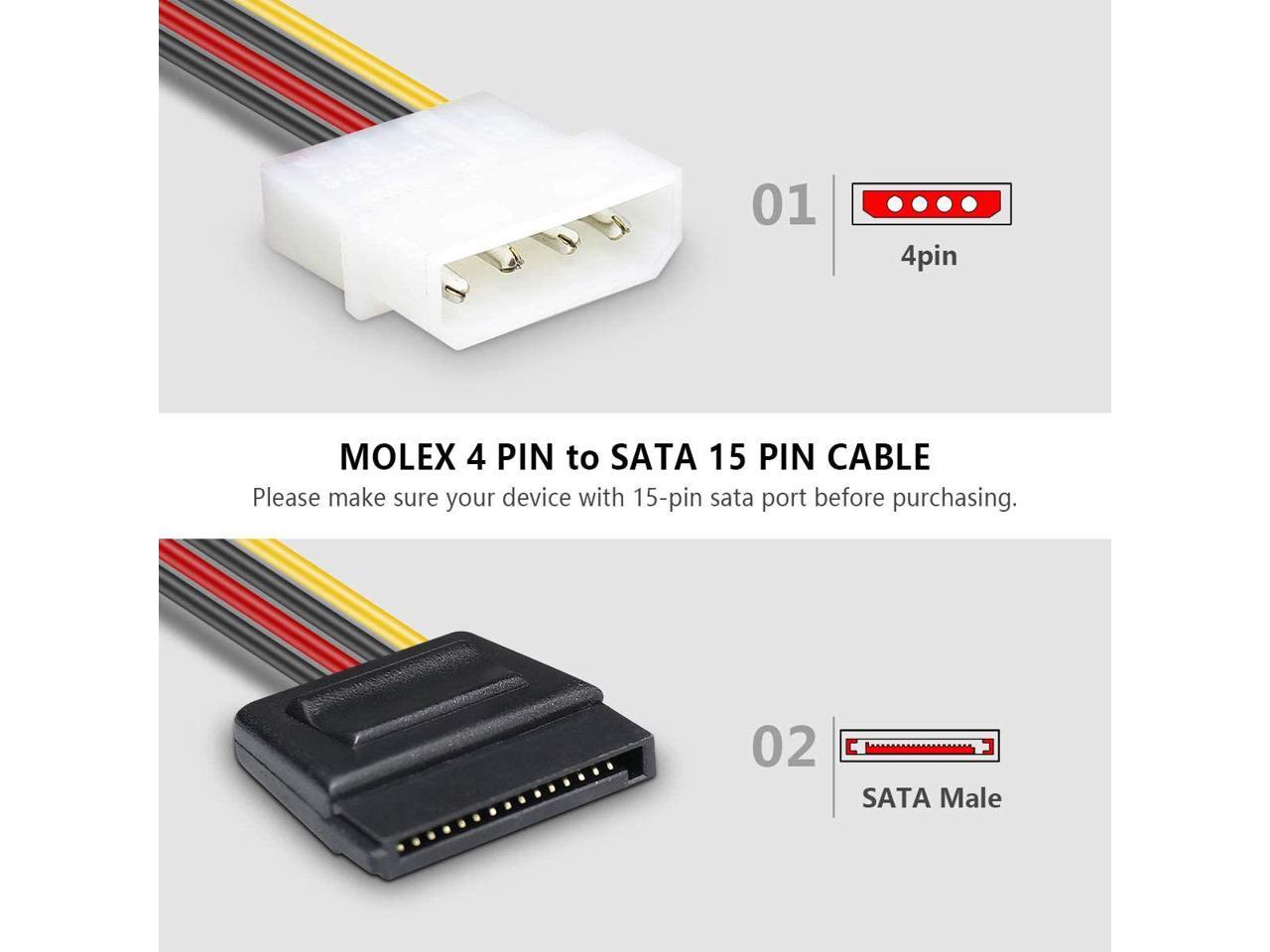 Как из molex сделать sata