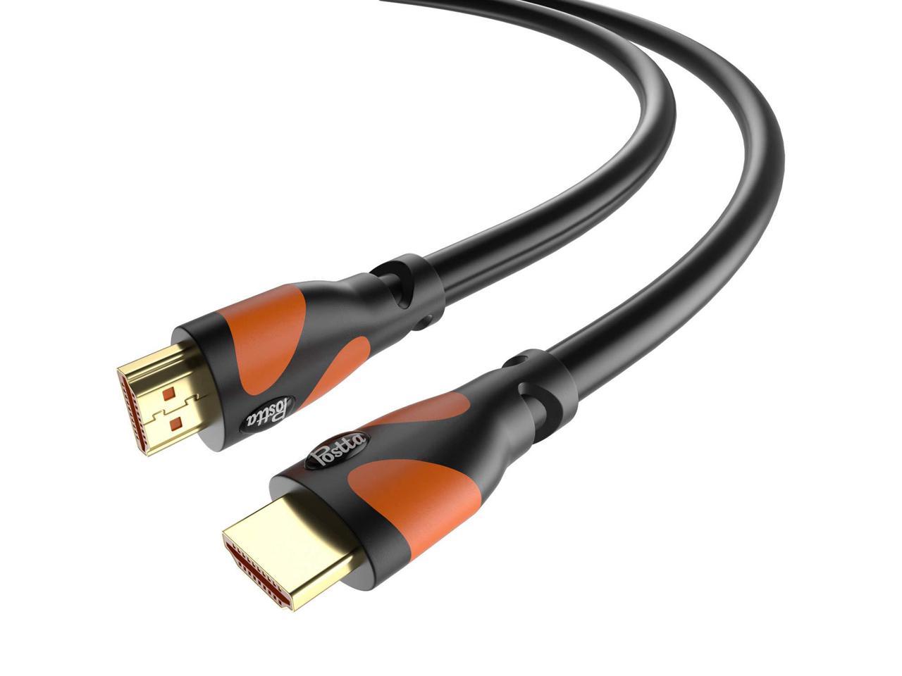 HDMI Cable 50 Feet Postta 4K HDMI2.0 Cable Support 4K(2160P),3D,1080P