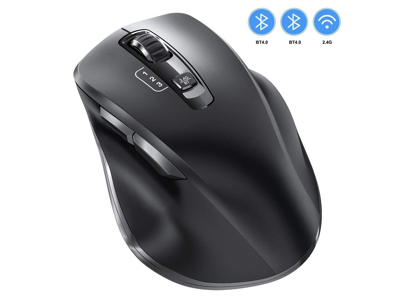 Bluetooth Mouse, Vogek Bluetooth Mice Noiseless Optical 2.4GHz Wireless ...