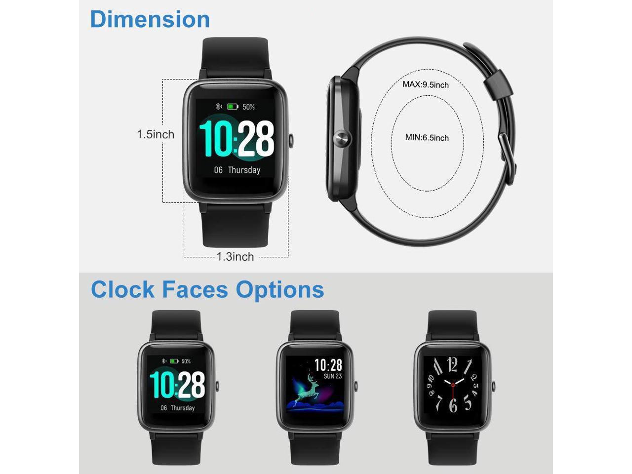 willful smart watch for android phones and ios phones compatible iphone samsung