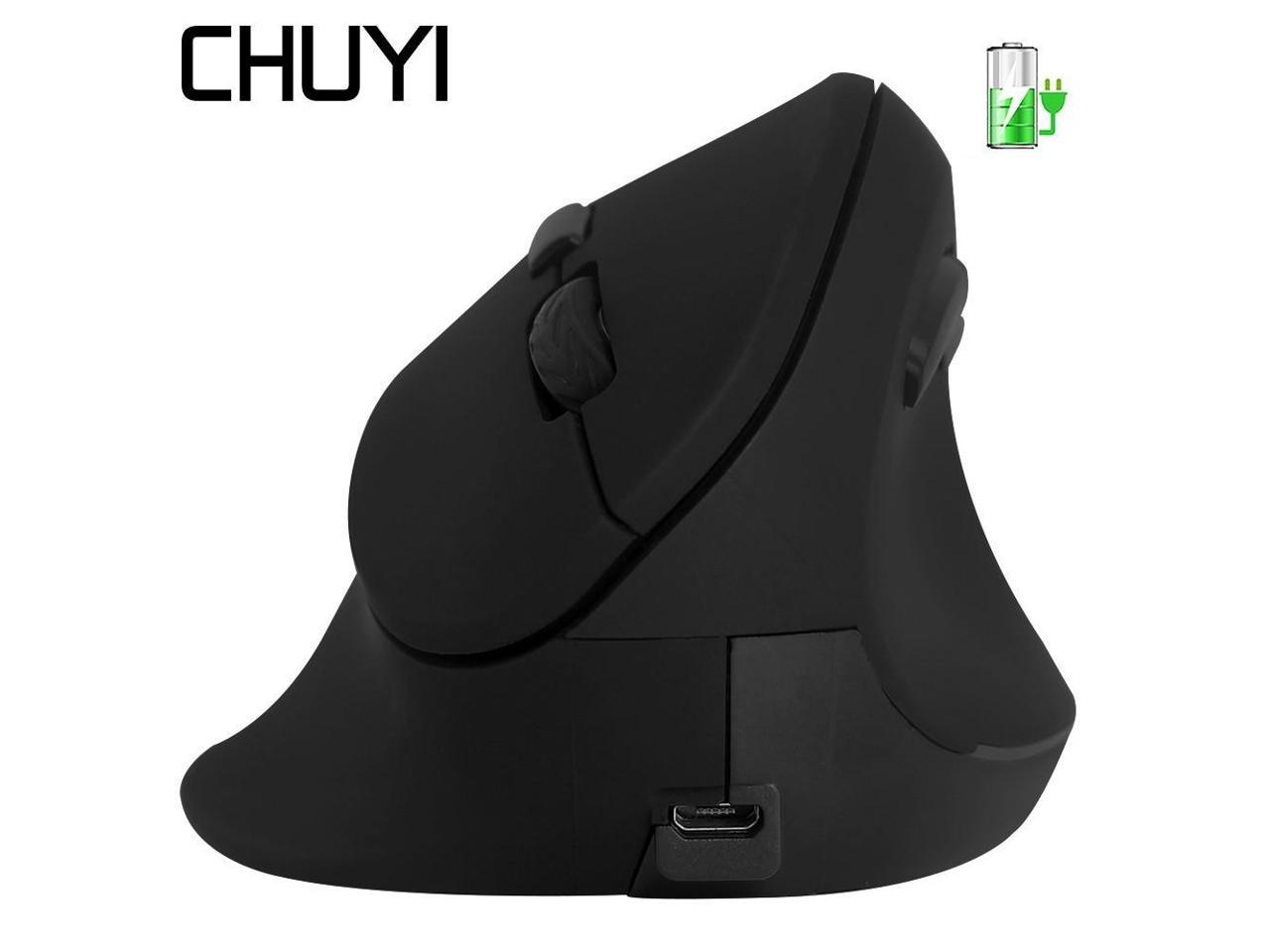 2.4Ghz Wireless Vertical Mouse Rechargeable Ergonomic Mice …