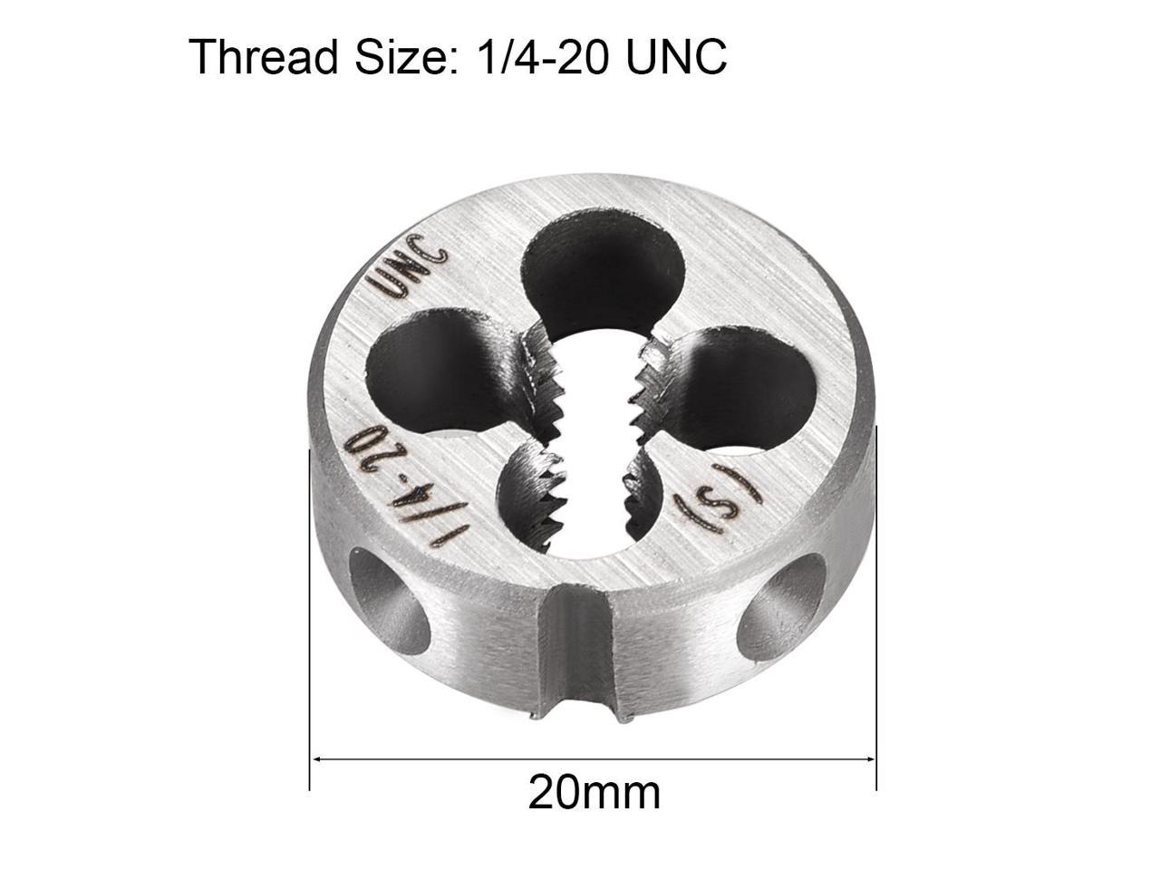 1 4 Unc Right Hand Round Die Machine Thread Die Threading Die Screw Die Tool Hss High Speed Steel Newegg Com