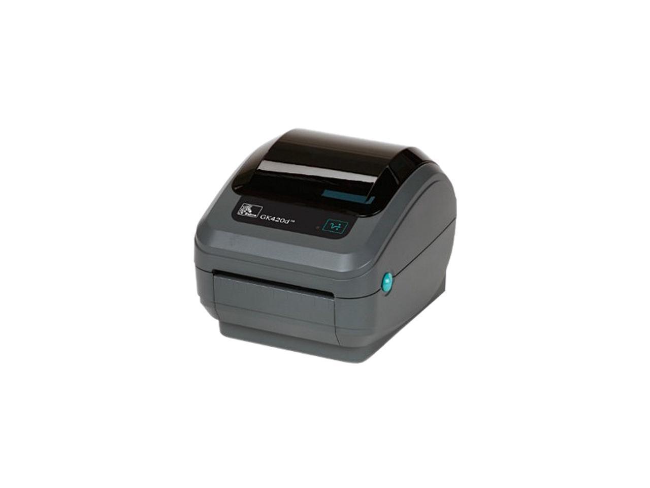 Zebra GK420d 4” Desktop Direct Thermal Label Printer, 203 dpi, USB