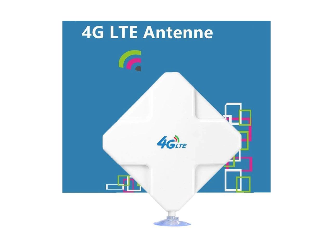 Tamkyo 4G LTE CRC9 Antenne 35DBi Antenne à Gain éLevé Dual CRC9 Booster de Signal pour Vodafone Hotspot Router
