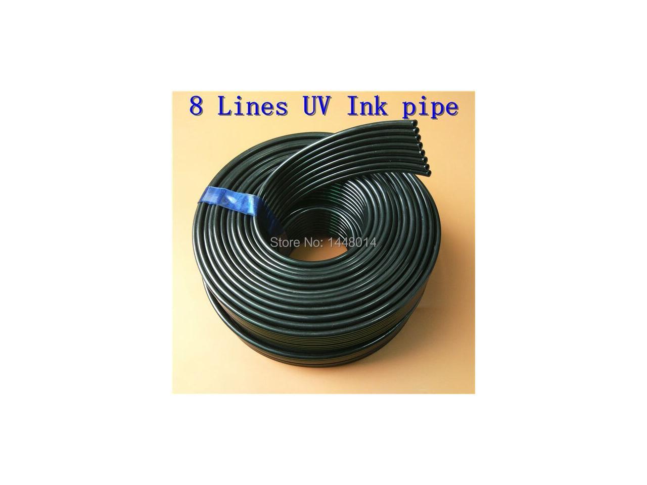 10m 8-line UV Ink Tube ECO Solvent 2.6mm x 3.6mm For EPSON 9800 9880 4880 7800 