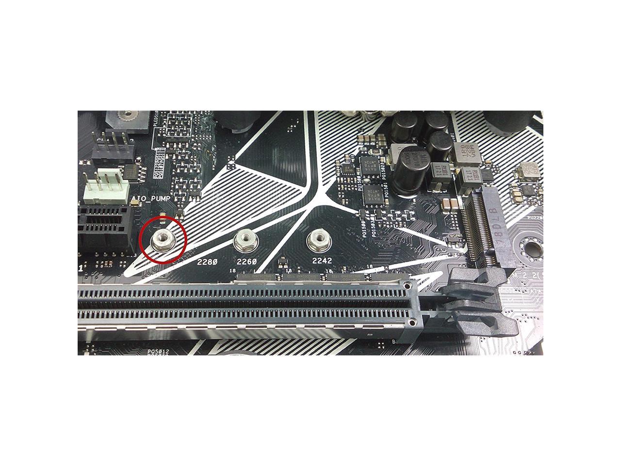 MICRO CONNECTORS M.2 SSD Mounting Screws Kit for Asus Motherboards (L02