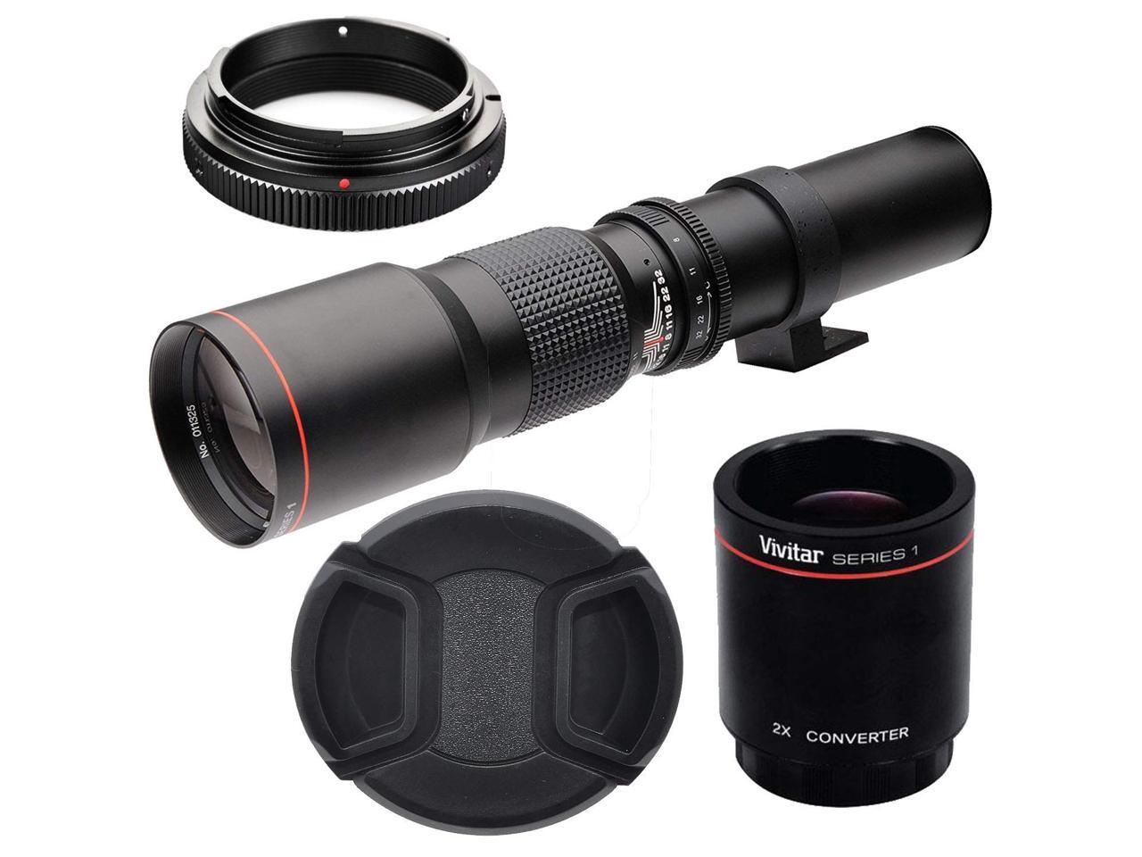 HighPower 500mm/1000mm f/8 Manual Telephoto Lens for Nikon Z6, Z7 Mirrorless Cameras