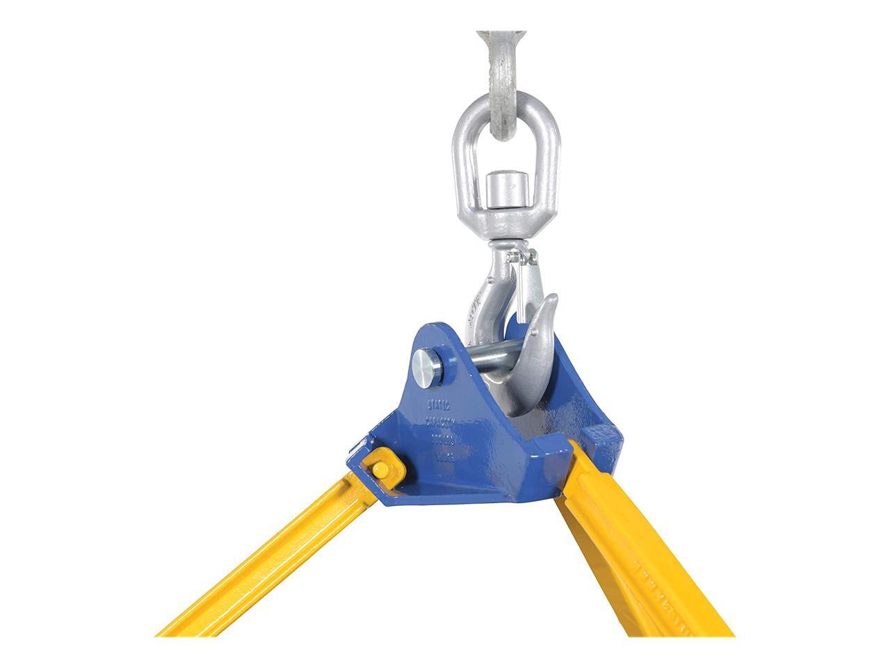 Vestil HOOKS6 Steel Swivel Lifting Hook with Clevis, 6,000lb. Working Load Limit