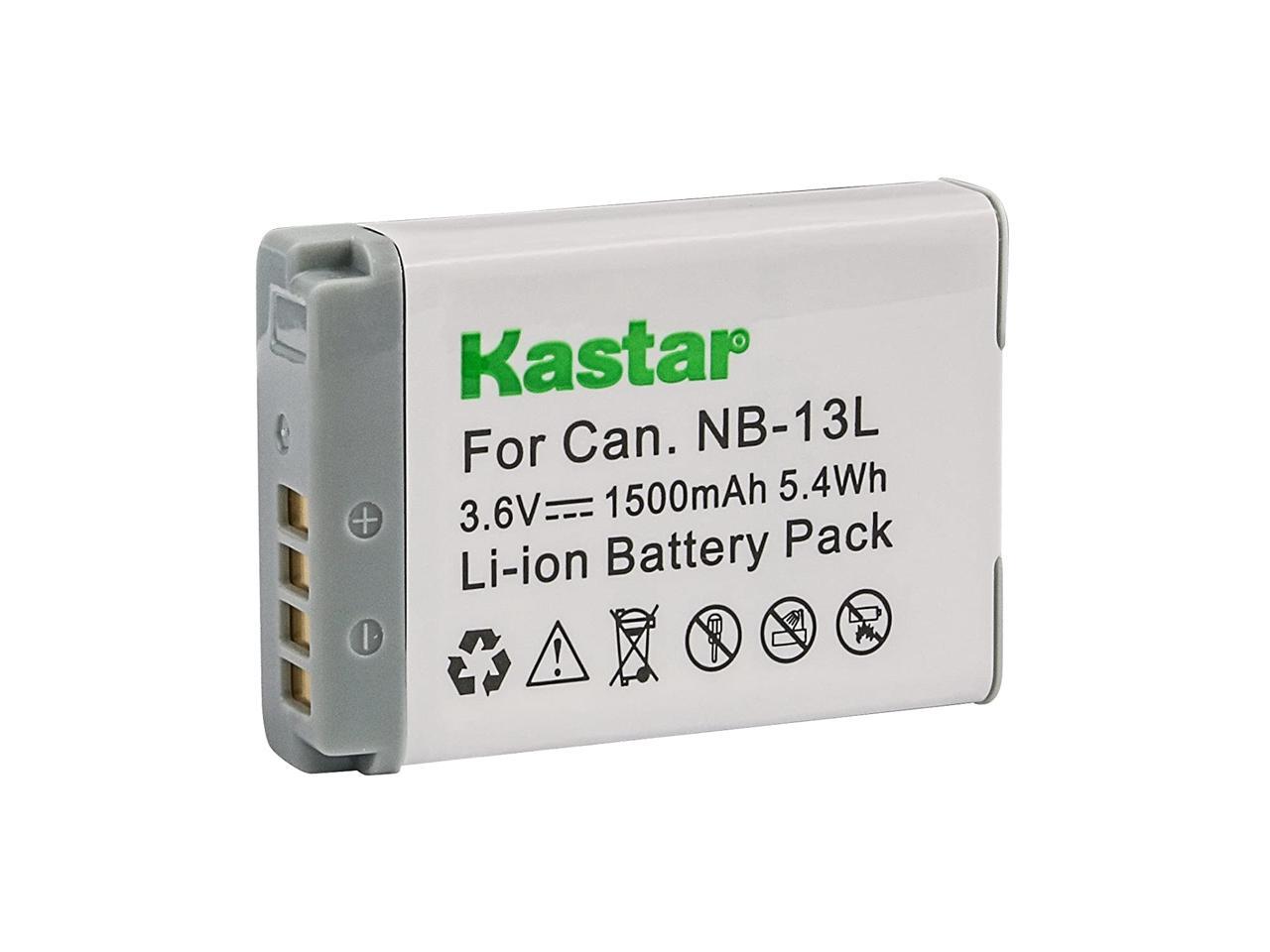 Kastar Digital Camera Battery Replacement for Canon NB13L 13LH Battery CB2LH, CB2LHE, CB2LHT