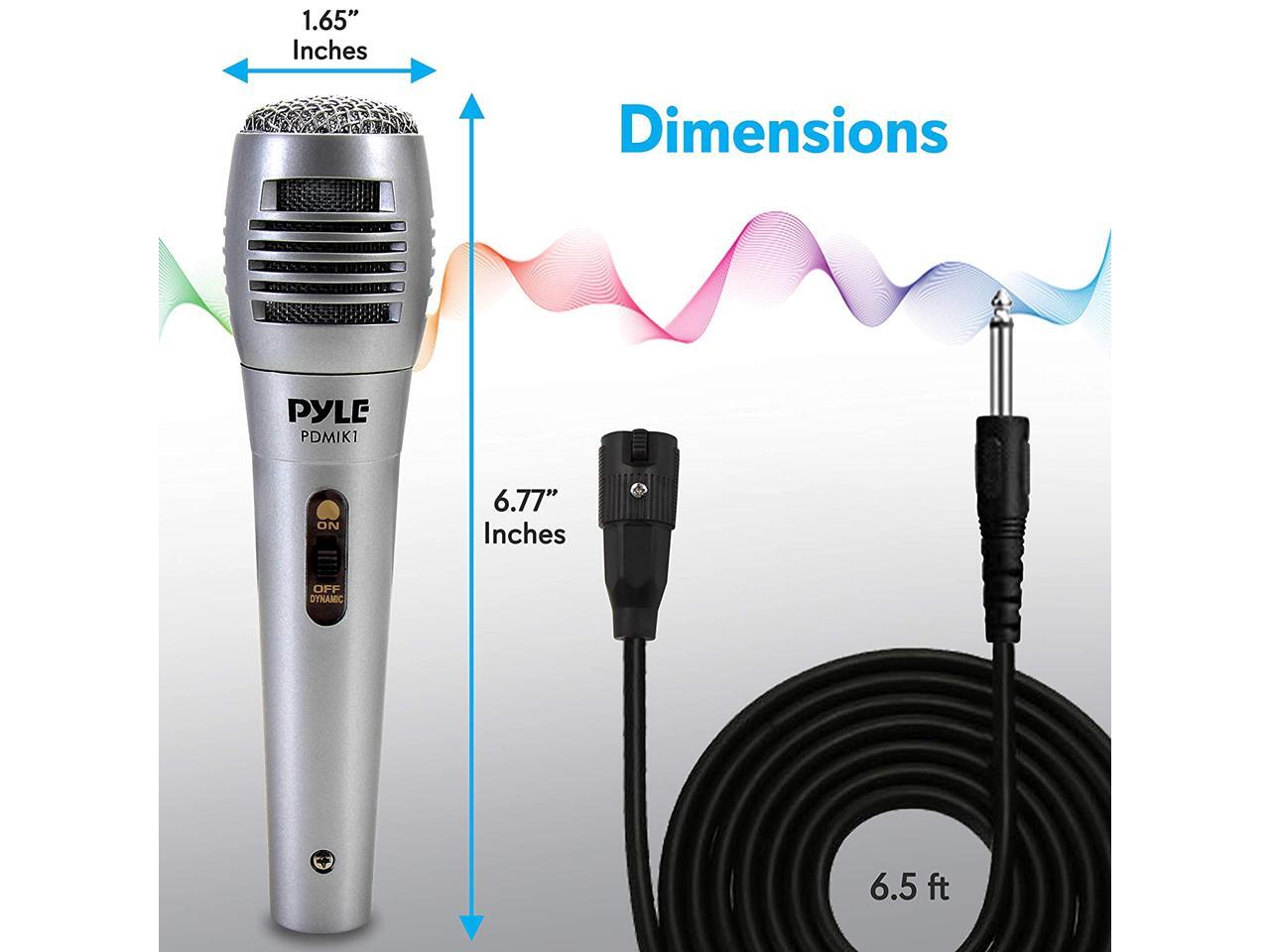 Pyle Wired Dynamic MicrophoneProfessional Moving Coil Unidirectional