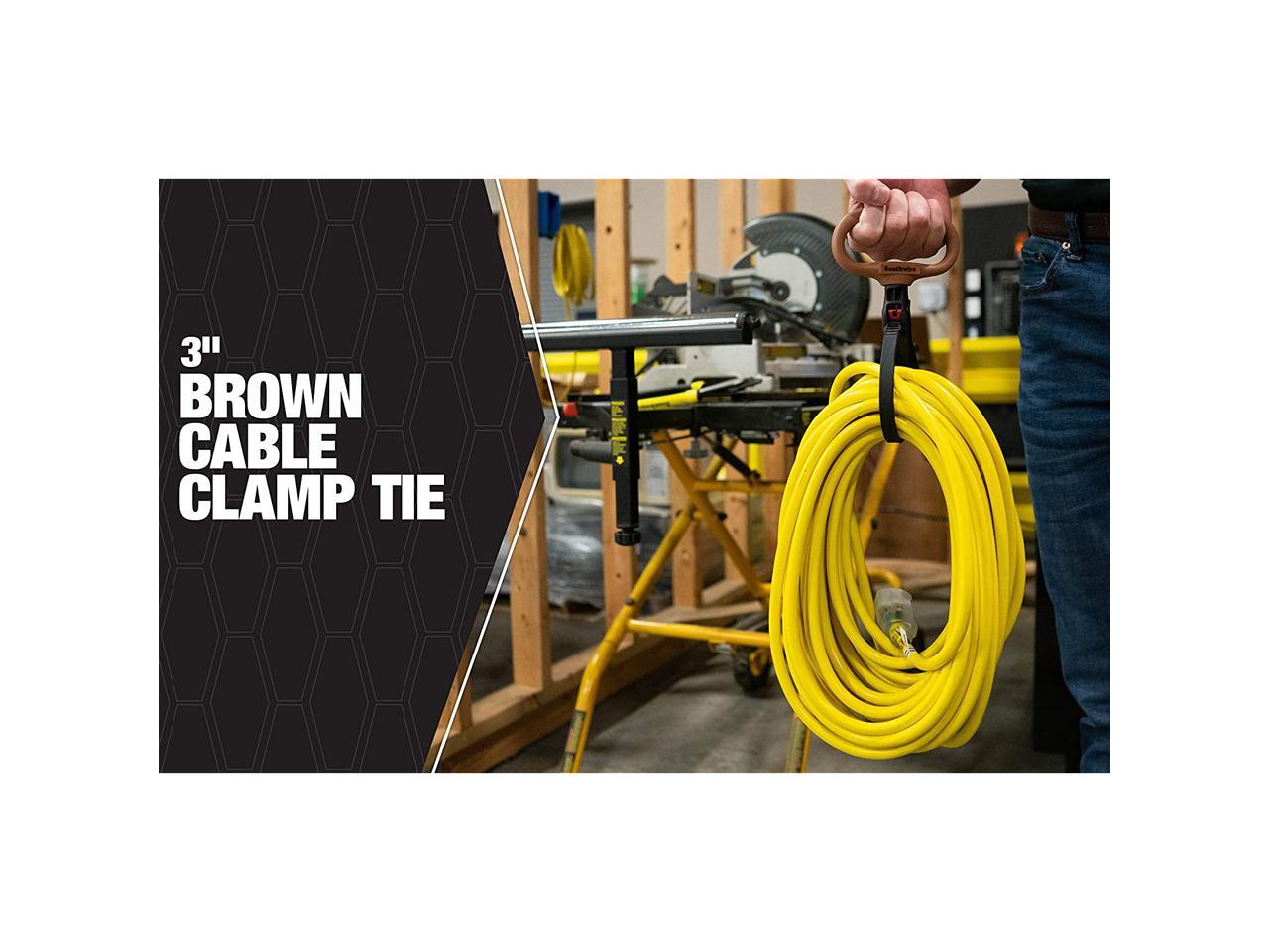 Southwire CLPT03 3Inch Adjustable Heavy Duty Clamp Tie w/ Rotating