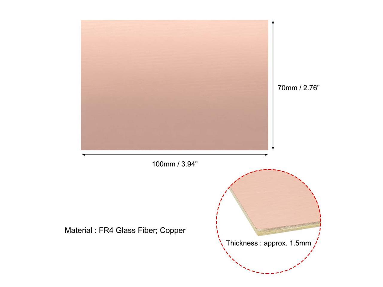 uxcell 5Pcs 100x70mm DoubleSided Copper Clad Laminate PCB Circuit