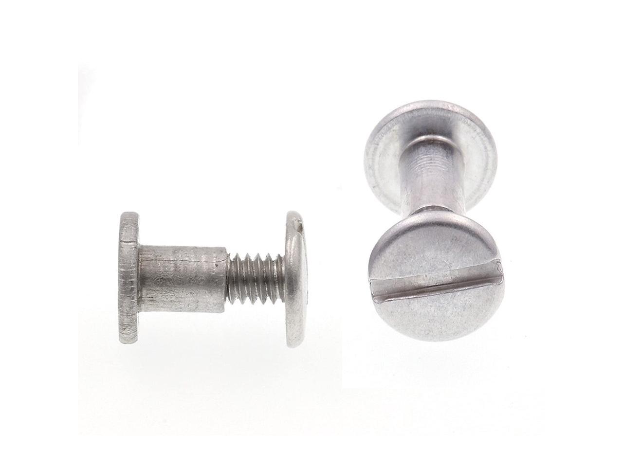 PrimeLine 9051696 Binding Posts & Screws, Truss Head, Slotted Drive, 3