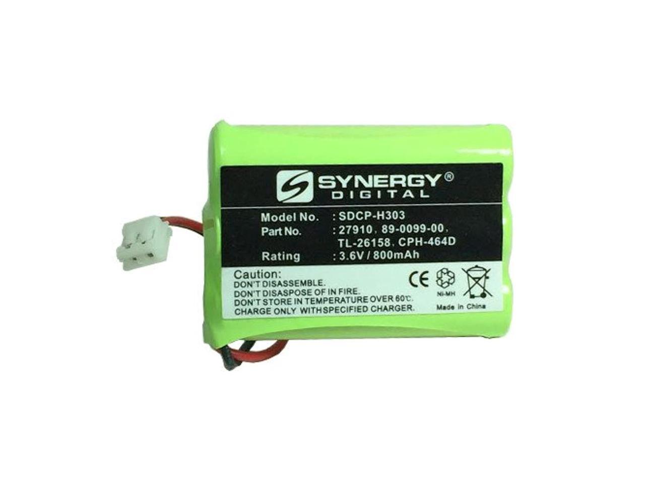 Clarity C410 Cordless Phone Battery NiMH 1X3AAA/D, 3.6 Volt, 800 mAh