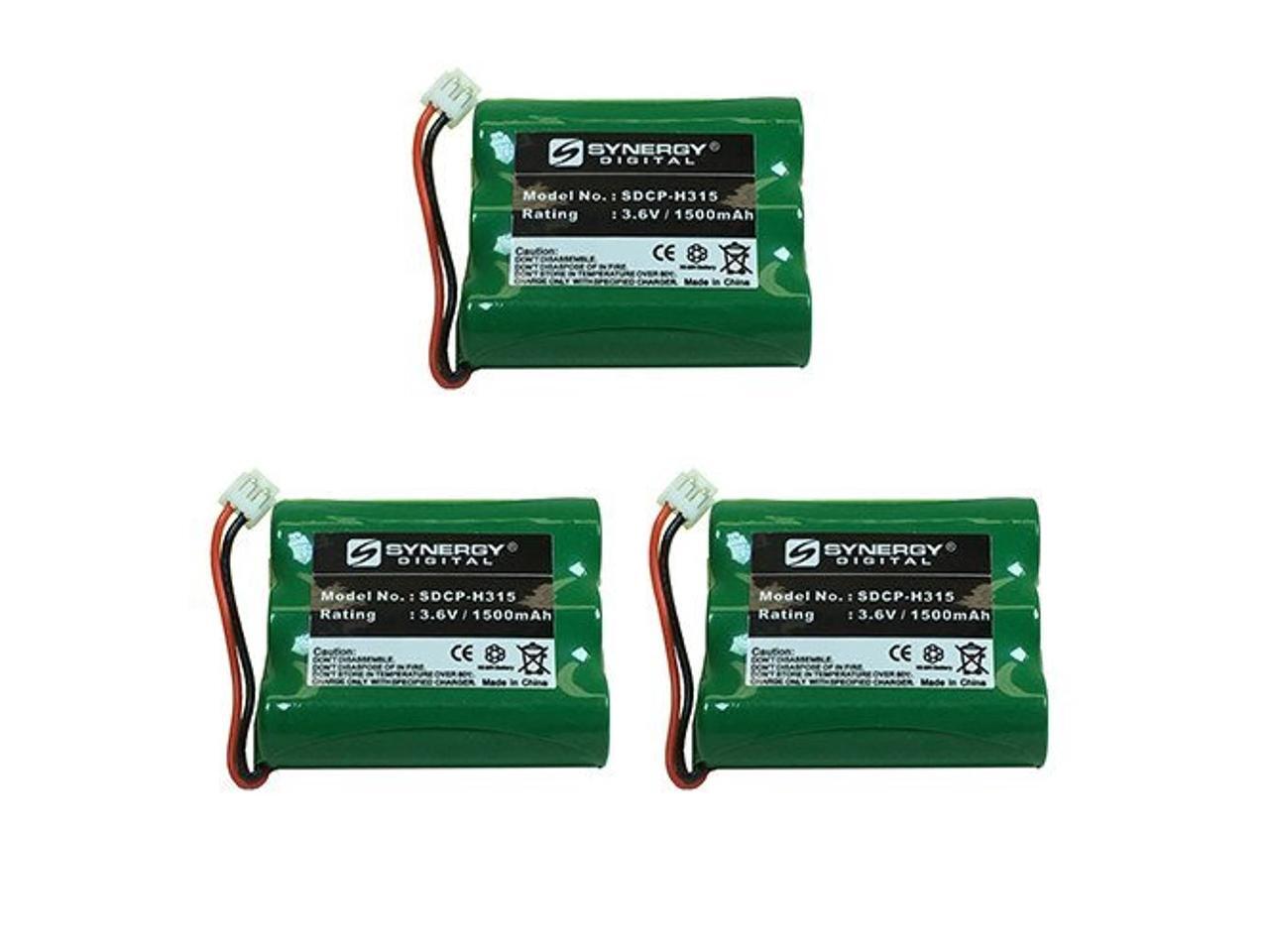 Vtech Cordless Phone Battery Combo Pack - 2x UL122 Ni-CD 3.6V 350mAh Replacement Batteries
