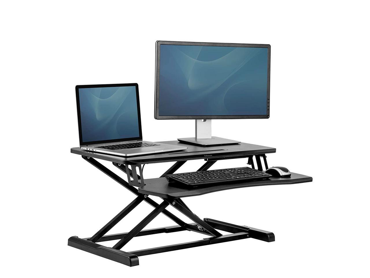 Fellowes Corsivo Height Adjustable Standing Desk, Sit to Stand, Gas
